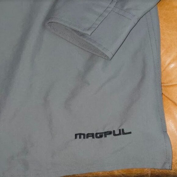 Magpul Tactical Button-Up Field Shirt - Men's XL (Athletic Fit) - Gray - Picture 4 of 5